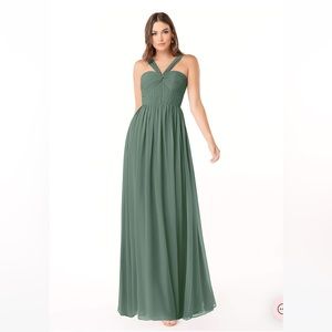Azazie Dionne Bridesmaid Dress Eucalyptus A6